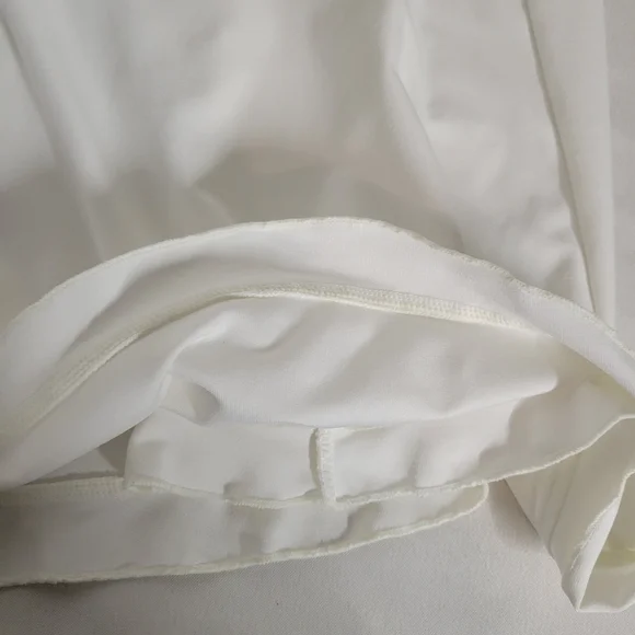 Nike dri fit white mini spaghetti straps fitted summer dress sz Xl 16/18 - Picture 10 of 11